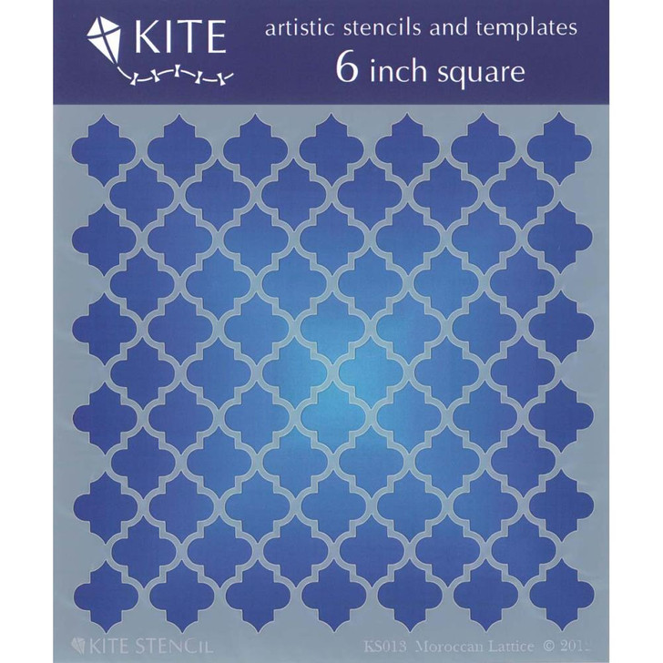 Moroccan Lattice 6 x 6 Stencil