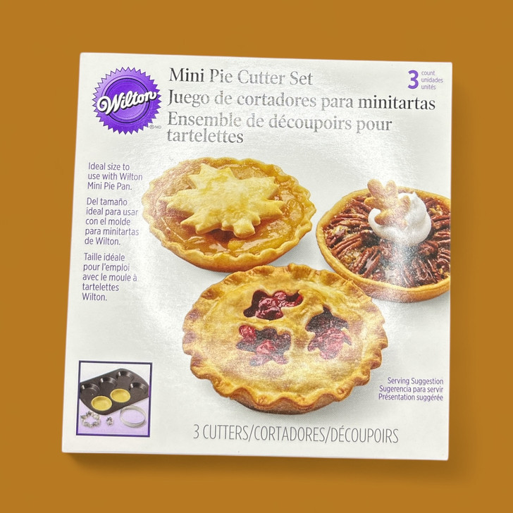 Cutters Wilton Fall Mini Pie 3 piece cutter set