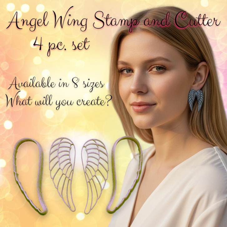 Freebie Friday Special - Angel Wing Stamp and Cutter 4 pc set