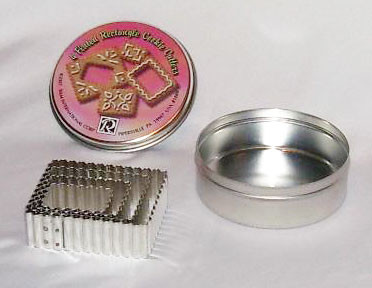 Cutters Rectangle Fluted Tin Set