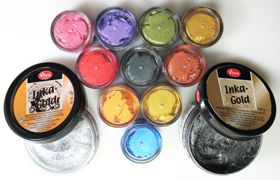 Highlighting with Inka Gold Freebie