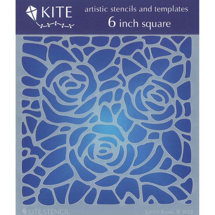 Roses 6 x 6 Stencil