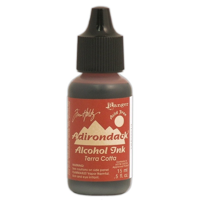 Alcohol Inks Tim Holtz - Terra-Cotta - Poly Clay Play