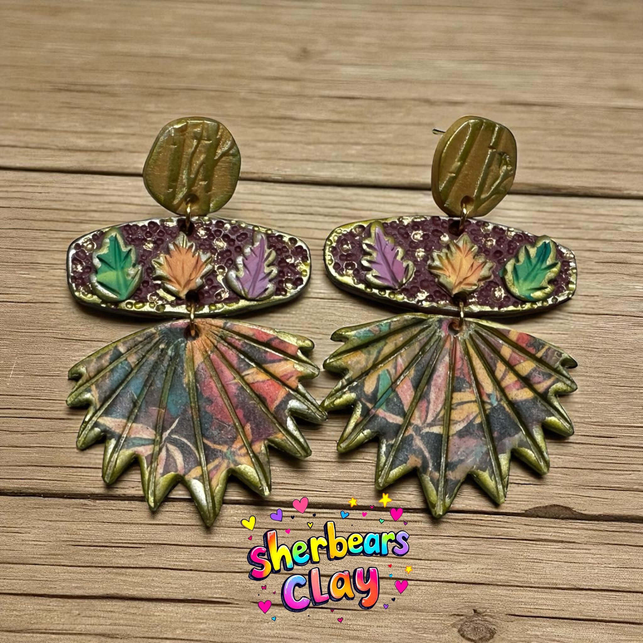 Autumn Dangle Earrings image