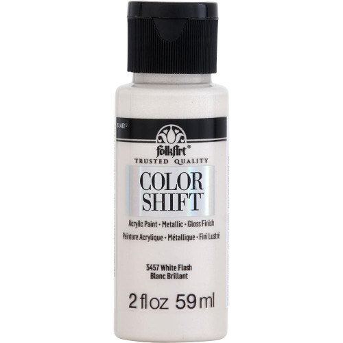 FolkArt Color Shift 2oz Paint - White - Poly Clay Play