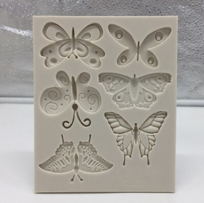 Six Butterflies Mold Set . Metal Clay Discount Supply