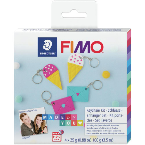 Fimo Made By You Kit - Keychain Kit - Poly Clay Play