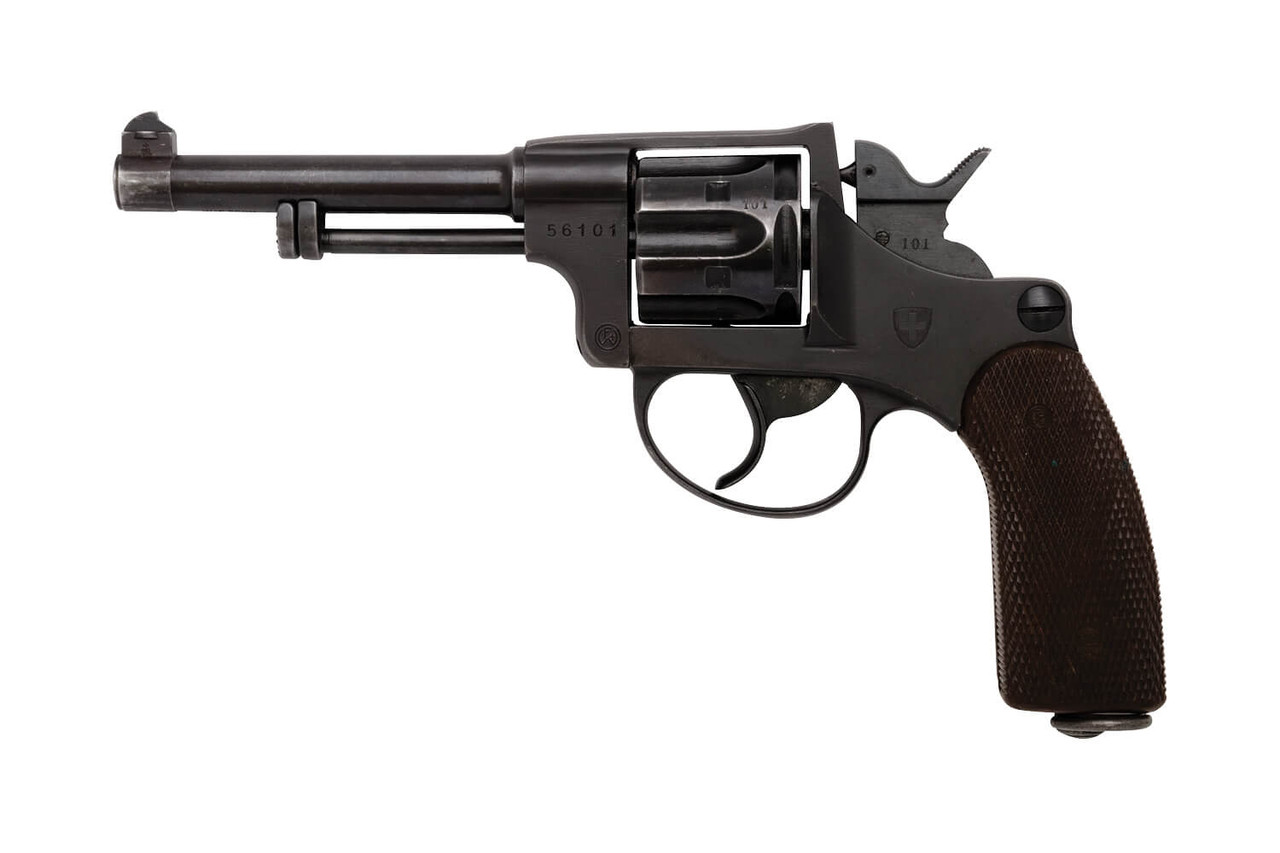 W+F Bern Swiss 1929 Revolver w/ Holster - sn 56xxx