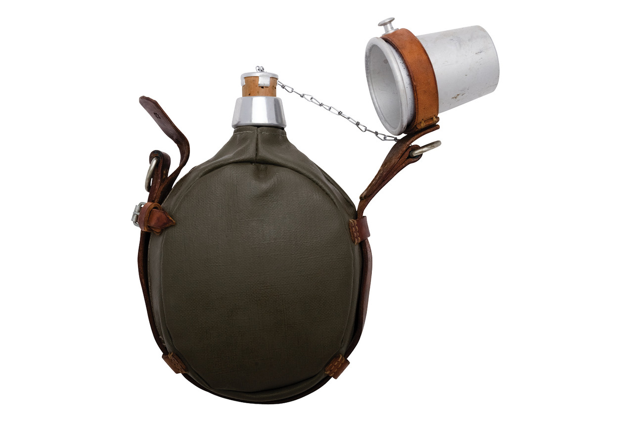 Swiss Army Aluminum Medic Canteen with Cup