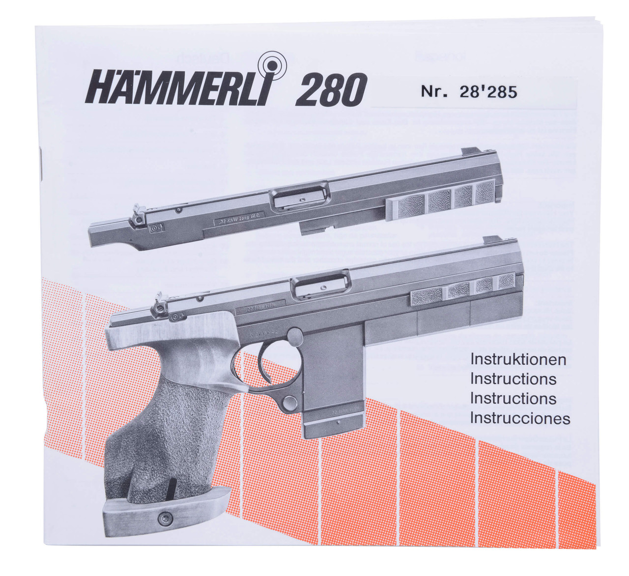 Hammerli 280 Target Pistol - sn 0282xx