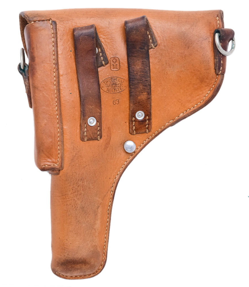 Swiss Army SIG P49 / P210 Leather Holster - Edelweiss Arms