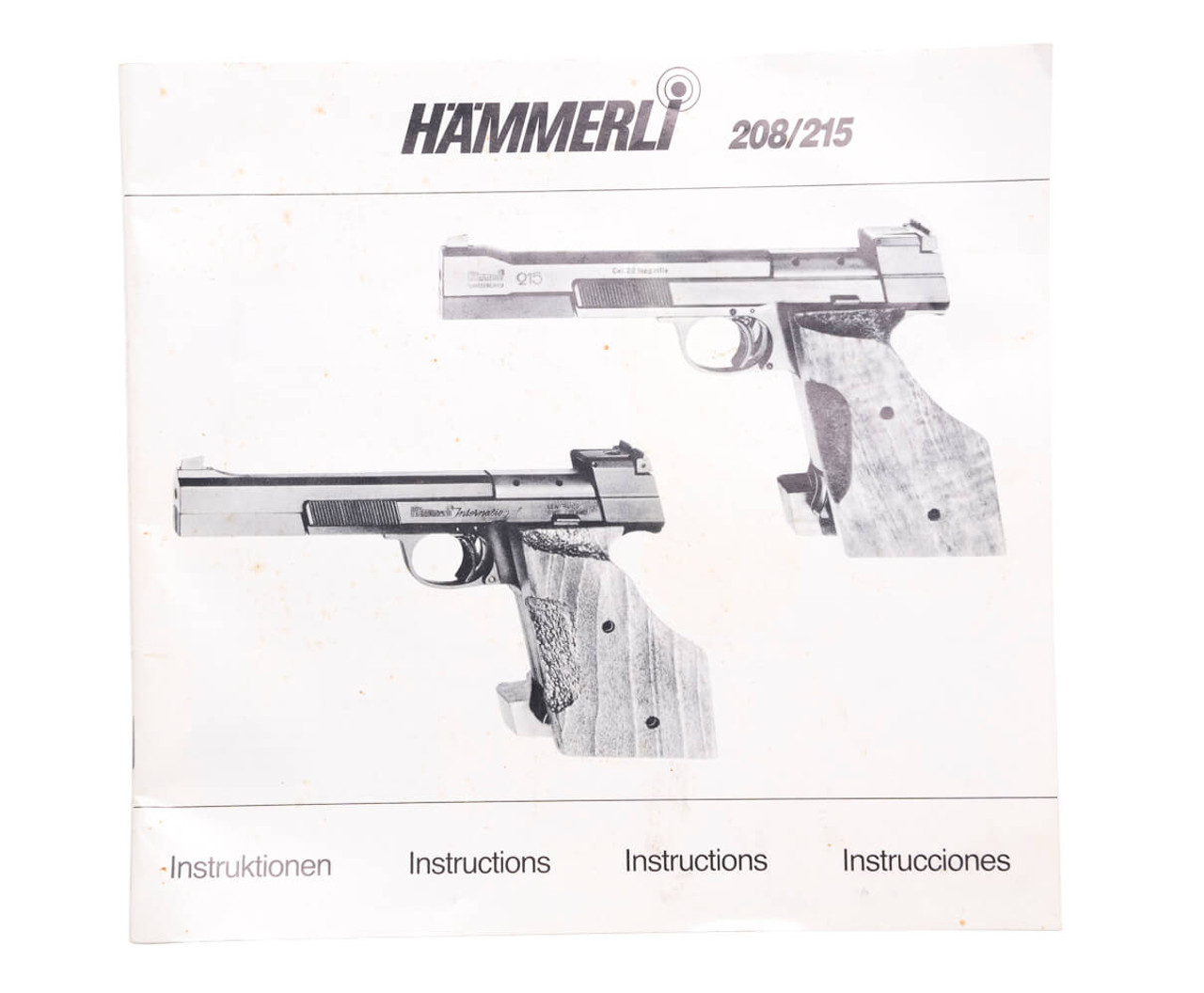 Hammerli 215 Target Pistol - sn G705xx