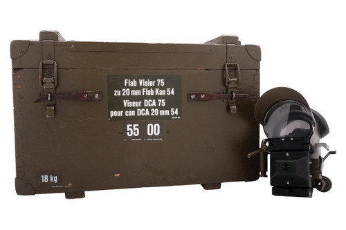 Oerlikon optic with case.