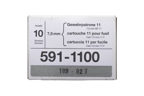 SWISS GP11 7.5X55 FMJ LEAD CORE 10RDS PACK