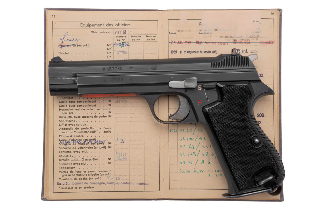 Swiss Officer SIG P49 Pistol & Trunk Package
