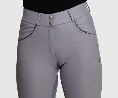 KL Select Gabrielle KP Breeches - grey/navy