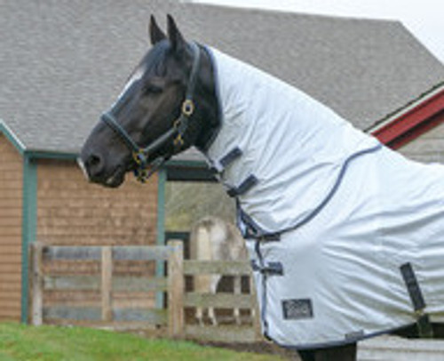 Shires Tempest fly neck cover - White