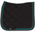 CATAGO Diamond Dressage Saddle Pad - Black/Turquoise