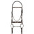 Rodrigo Pessoa Fancy Wide Show Bridle with Raised Laced Reins - Dark Brown