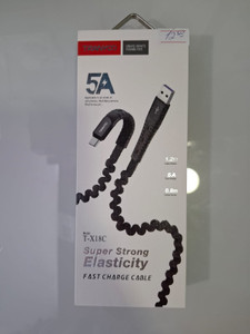 CABLE ELASTICO USB-TIPO C T-X18C