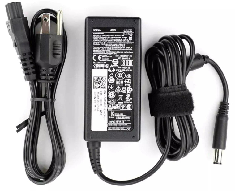 Cargador Origina DELL 19.5V - 7.4 x 5.0 para DELL Chromebook, Latitude, Inspiron, Vostro,