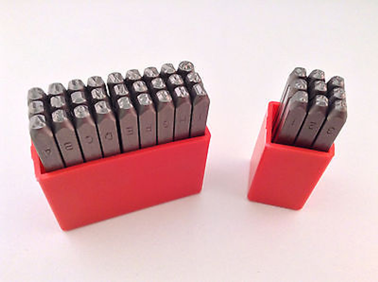 OCR 36Pcs 4mm (5/32) Steel Number Letter Stamp Set (AZ, 0-9, &) Punch DIY  Tool for Imprinting Metal, Plastic, Wood, Leather