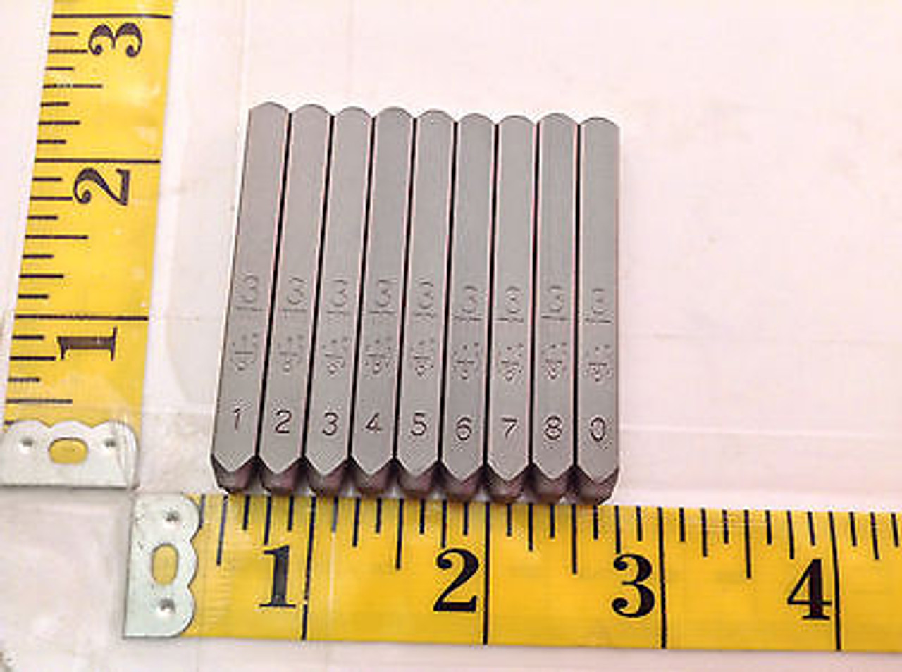 AK Garage 36pc 1/8 3mm Letter & Number Stamp Punch Set Hardened Steel, Metal Wood Leather