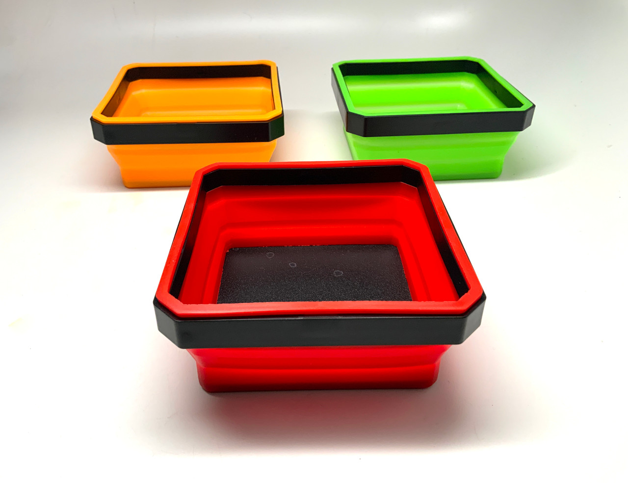 Sealey Parts Tray Collapsible Magnetic - Set of 3