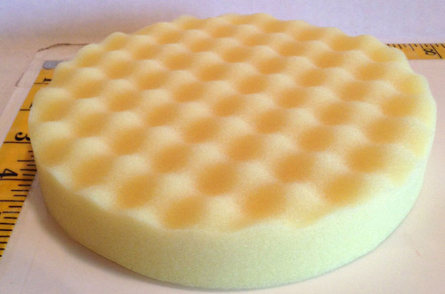 Waffle Foam Buffing Pad 6" Velcro® Backed choice of 3 finishes
