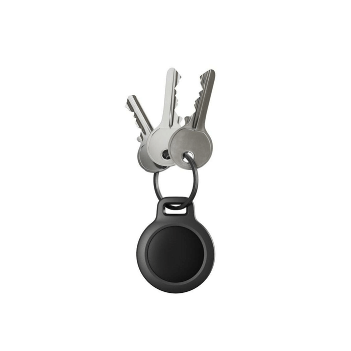Nomad AirTag Rugged Keychain Black