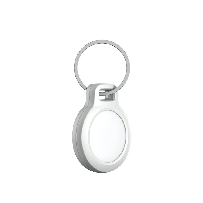 Nomad AirTag Rugged Keychain White