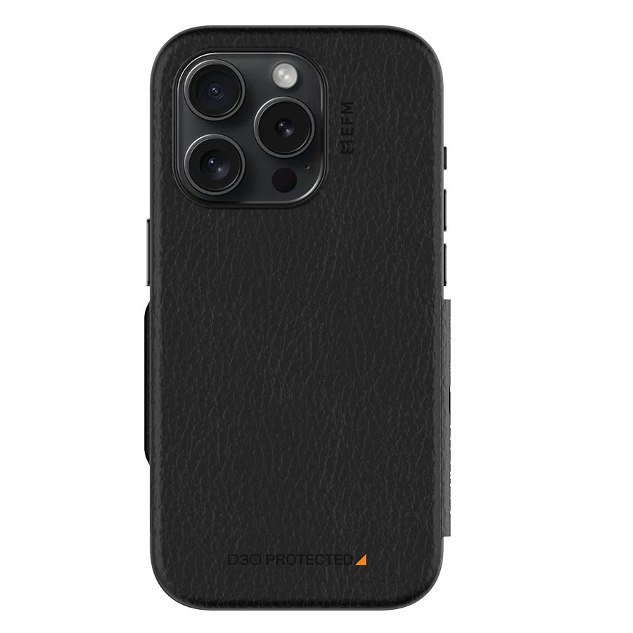 EFM Monaco D3O Leather Wallet Case Armour for iPhone 15 Pro Max