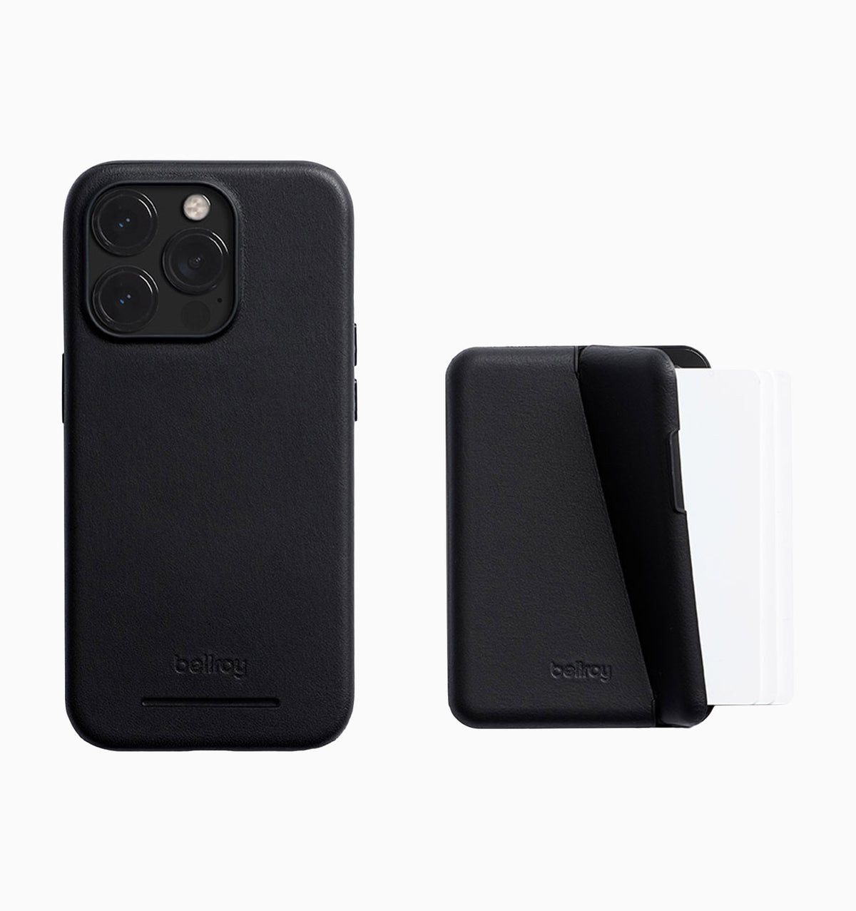 Bellroy Mod Leather Magsafe Case for iPhone 15 Pro Max Black