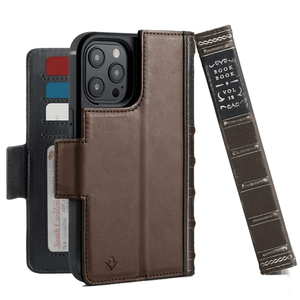 Twelve-South BookBook with MagSafe Case iPhone 12/12 Pro - Brown