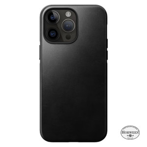 Nomad Horween Leather Case iPhone 15 Pro- Black