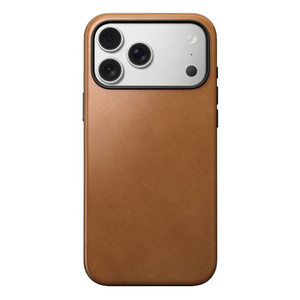 Nomad Magnetic Leather Back Case for iPhone 17 Pro Max - Brown