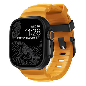 Nomad Rocky Point Band Apple Watch 46/49 mm - Sol Yellow/Black Titanium Hardware