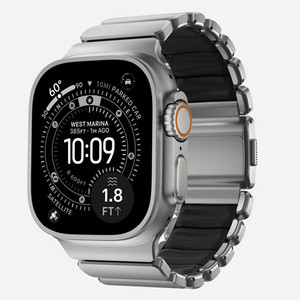 Nomad Stratos Band Apple Watch 46/49 mm - Black (Natural Hardware)