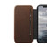 Nomad Horween Leather Rugged Tri-Folio Case iPhone XR - Rustic Brown