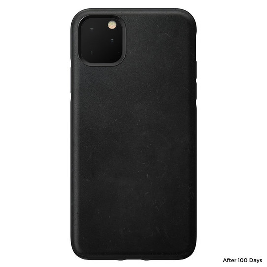 Nomad Horween Leather Rugged Case iPhone 11 Pro Max - Black