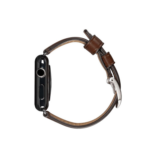 SENA Deen Leather Apple Watch Band 42/44mm - Brown