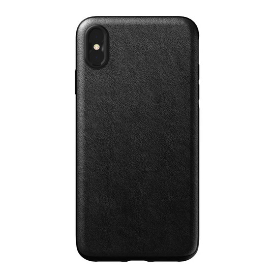 Nomad Horween Leather Rugged Moment Case iPhone Xs Max - Black