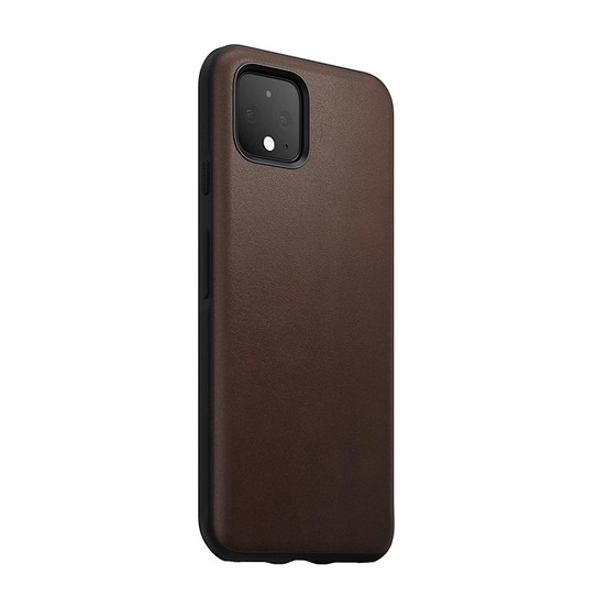 Nomad Horween Leather Rugged Case Google Pixel 4 - Brown