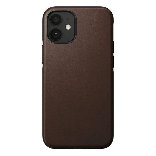 Nomad Leather Rugged Case iPhone 12 Mini - Rustic Brown