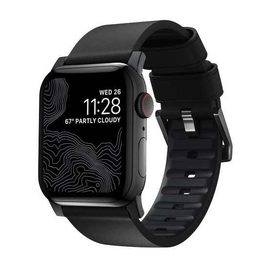 Nomad Active Strap Pro Apple Watch 42/44/45/Ultra 49mm - Black Hardware/Black Nomad Active Strap Pro Apple Watch 42/44/45/Ultra 49mm - Black Hardware/Black