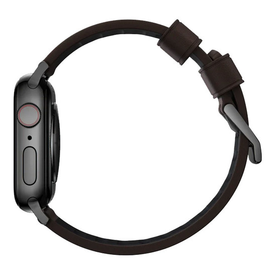 Nomad Active Strap Pro Apple Watch 42/44/45/Ultra 49mm - Black Hardware/Brown