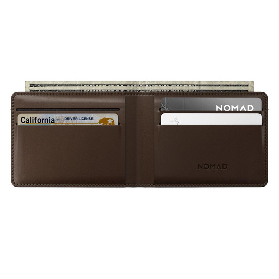 Nomad BiFold Wallet - Brown