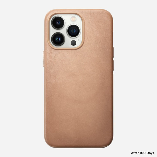 Nomad Modern Leather Case iPhone 13 Pro - Natural