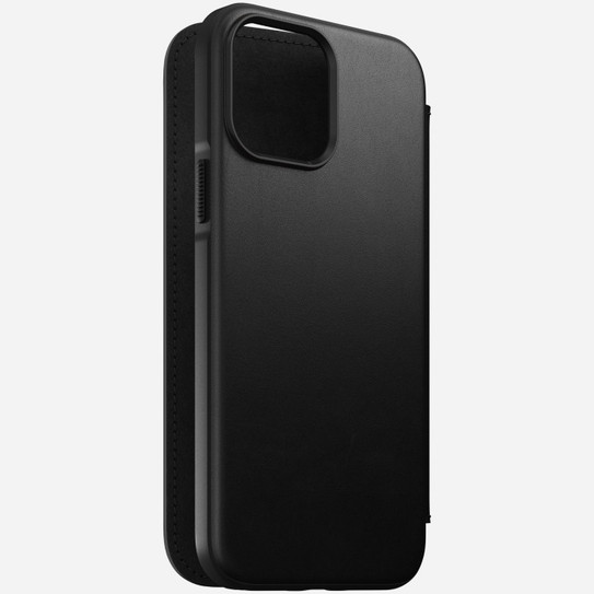 Nomad Modern Leather Folio Case iPhone 13 Pro - Black