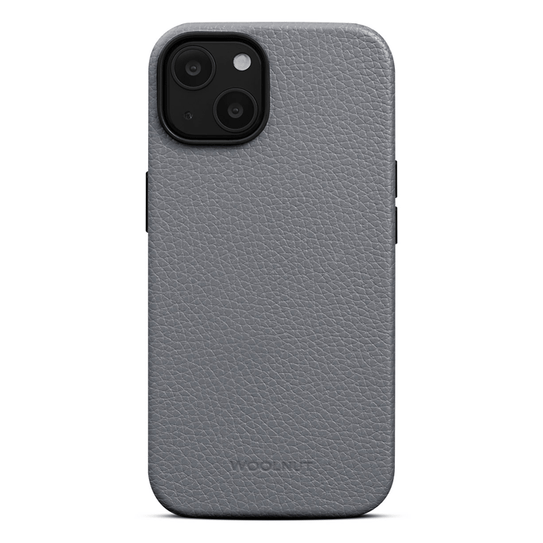 Woolnut Leather Magsafe Case iPhone 14 Plus - Grey